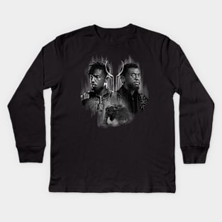 THE KING AND THE OUTSIDER Kids Long Sleeve T-Shirt